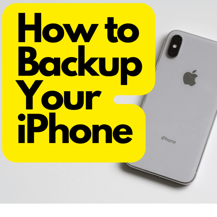 how to back up iPhone